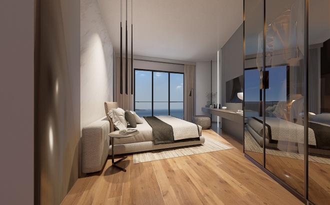 Квартира 2+1 с видом на море в Стамбуле