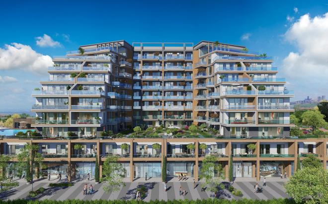 Дюплекс 4+1 с видом на море в Стамбуле