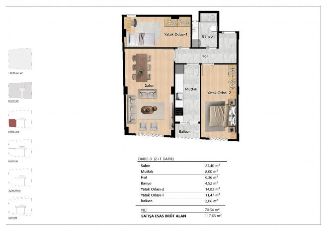 Квартира 2+1 в Стамбуле