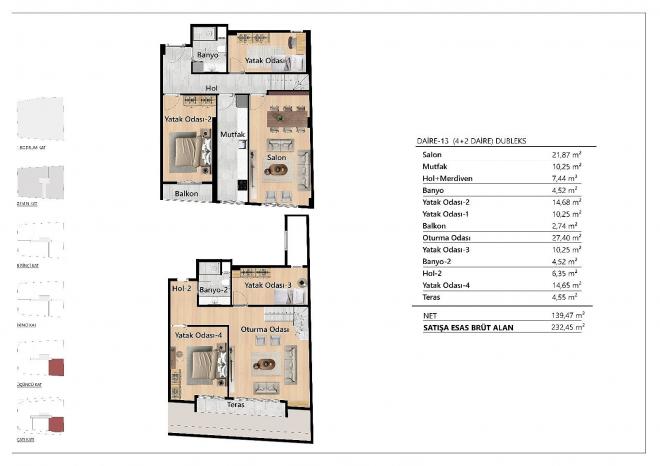 Квартира 2+1 в Стамбуле