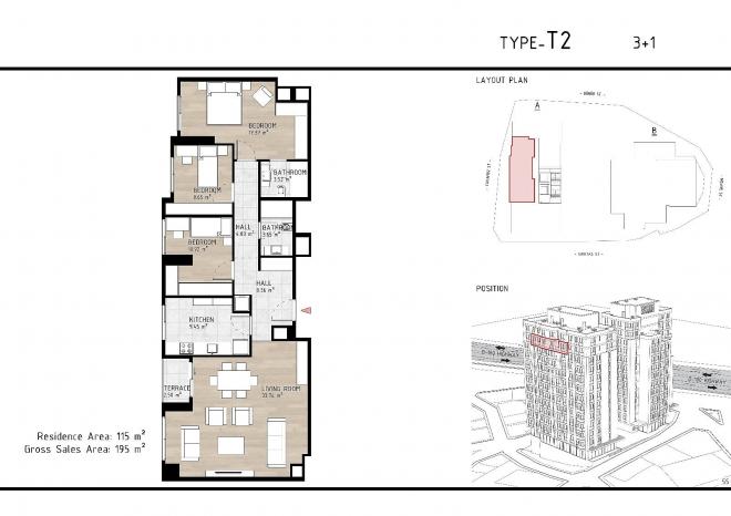 Квартира 2+1 в Стамбуле