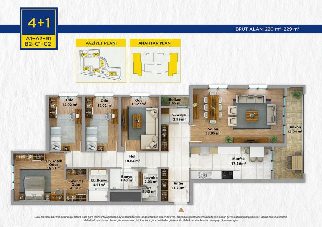 Квартира 2+1 в Стамбуле