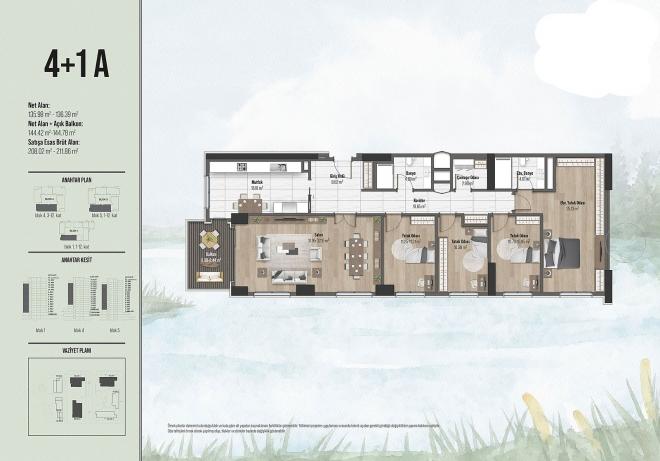 Квартира 1+1 в Стамбуле
