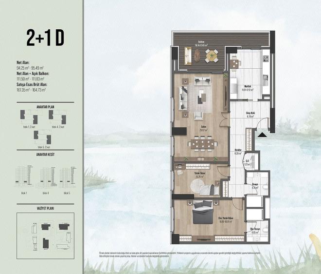 Квартира 3+1 в Стамбуле