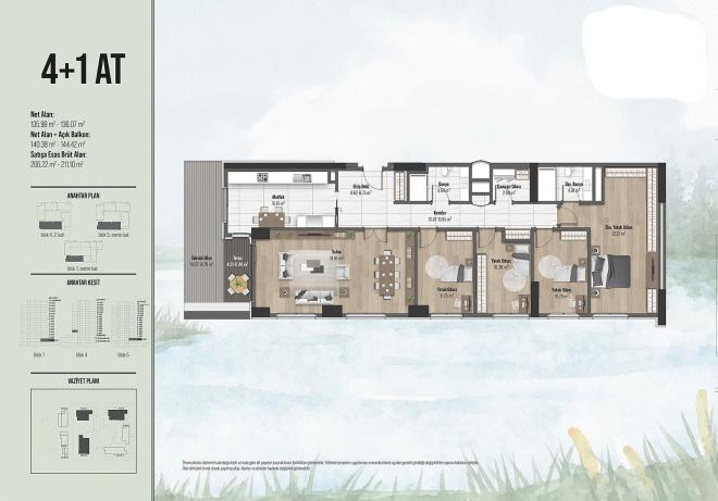 Квартира 3+1 в Стамбуле