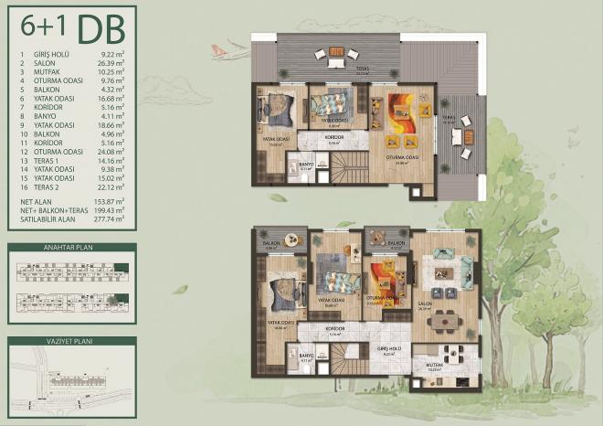 Квартира 2+1 в Стамбуле