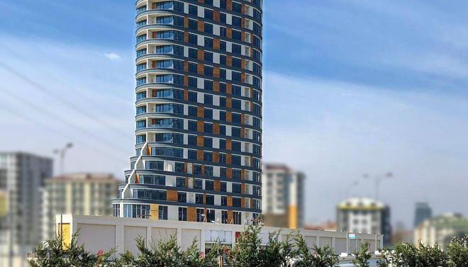 Квартира 0+1 с видом на море в Стамбуле