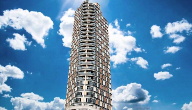 Квартира 1+1 с видом на море в Стамбуле