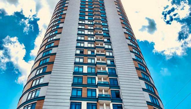 Квартира 1+1 с видом на море в Стамбуле