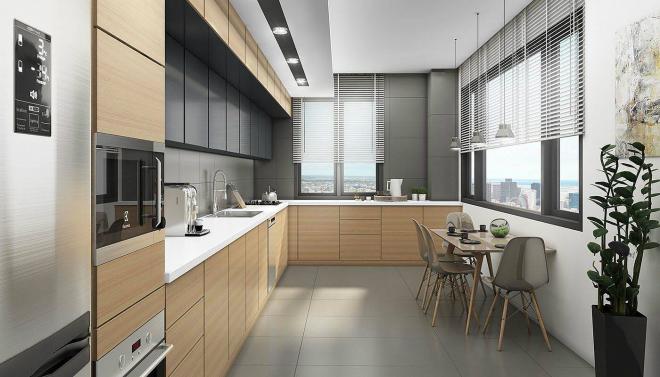 Квартира 2+1 с видом на море в Стамбуле