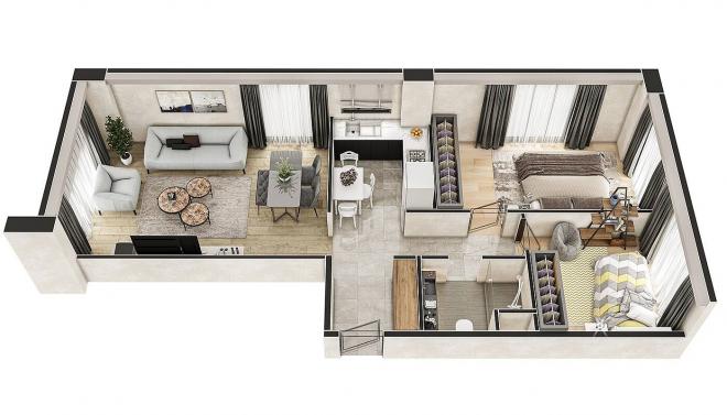 Квартира 2+1 в Стамбуле