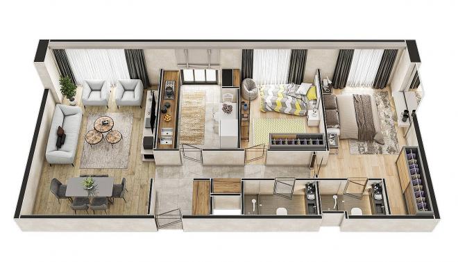 Квартира 2+1 в Стамбуле