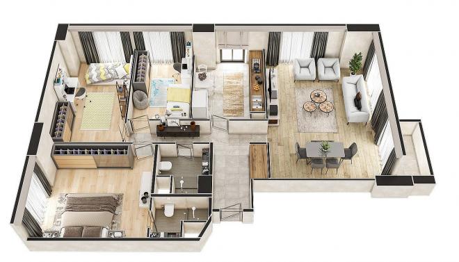 Квартира 3+1 в Стамбуле