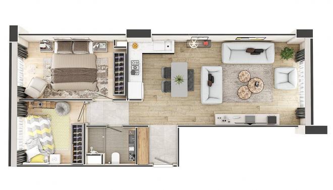 Квартира 3+1 в Стамбуле