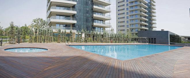 Квартира 1+1 с видом на море в Стамбуле