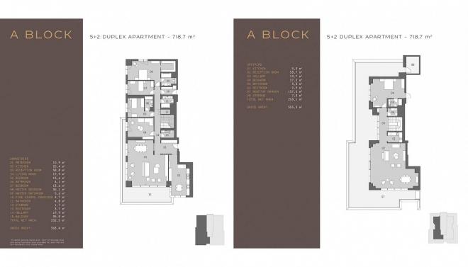 Квартира 1+1 с видом на море в Стамбуле