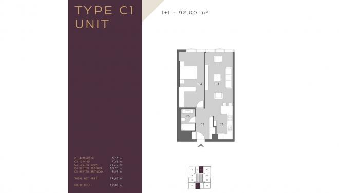 Квартира 5+1 с видом на море в Стамбуле