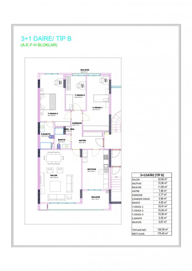 Квартира 2+1 в Стамбуле