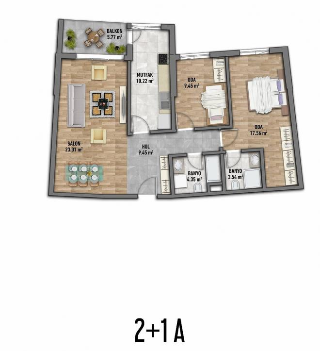 Квартира 4+1 в Стамбуле