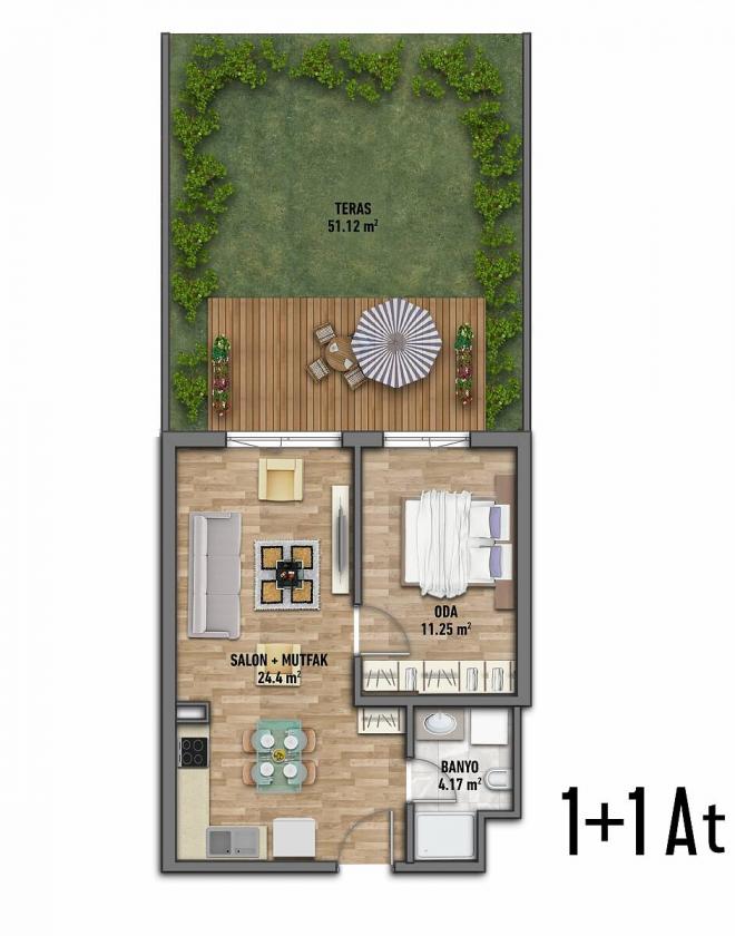 Квартира 4+1 в Стамбуле