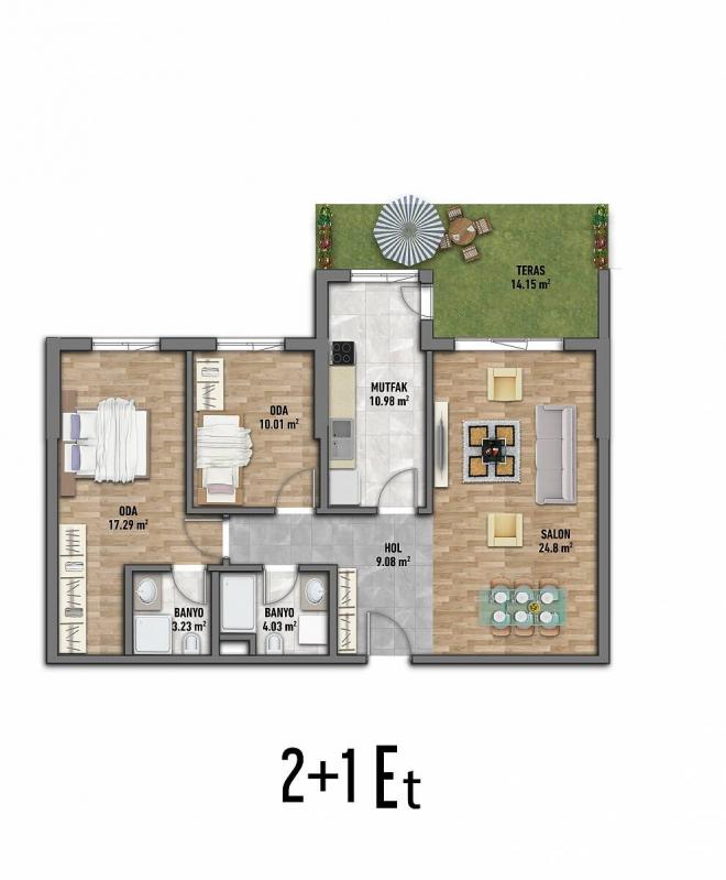 Квартира 3+1 в Стамбуле