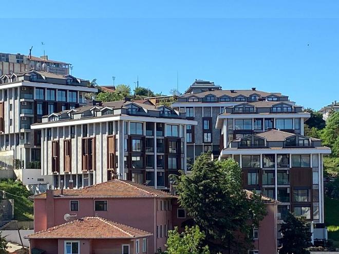 Квартира 4+1 с видом на море в Стамбуле