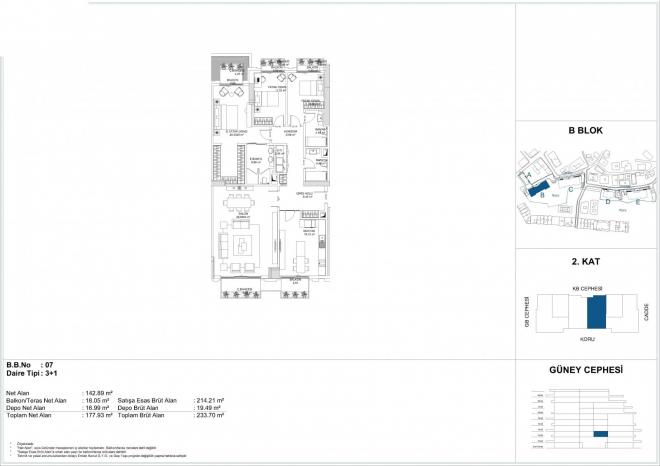 Квартира 4+1 с видом на море в Стамбуле