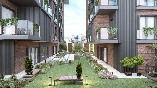 Пентхаус 6+1 с видом на море в Стамбуле