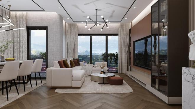 Пентхаус 6+1 с видом на море в Стамбуле