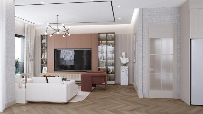 Пентхаус 6+1 с видом на море в Стамбуле