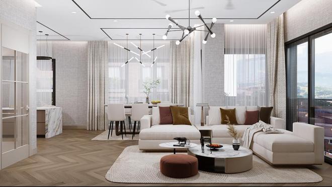 Пентхаус 6+1 с видом на море в Стамбуле