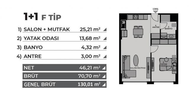 Квартира 4+1 с видом на море в Стамбуле