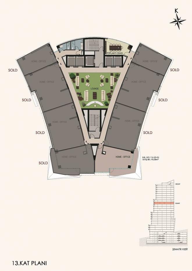 Квартира 2+1 в Стамбуле