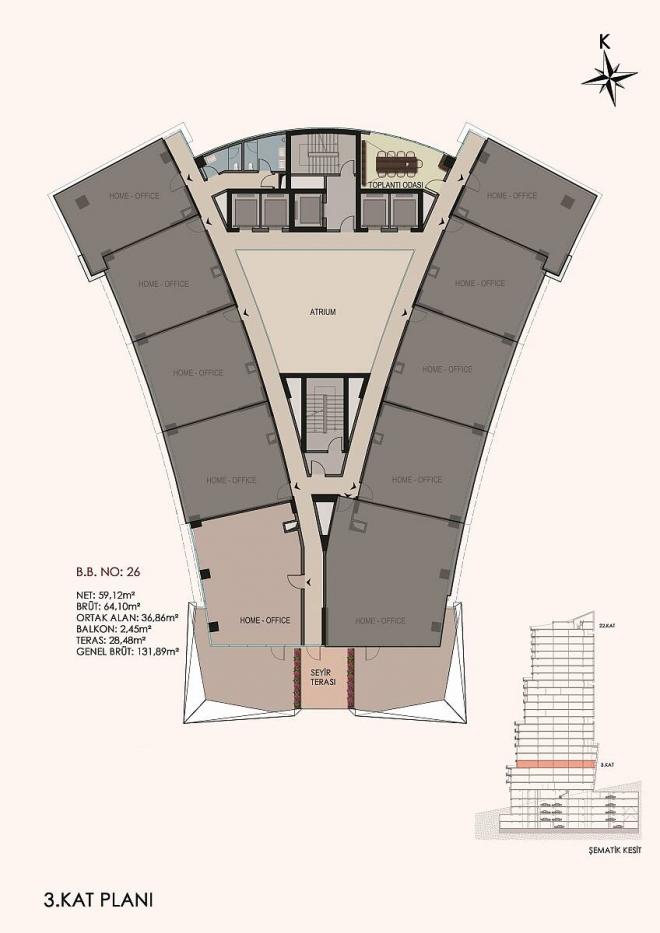 Квартира 2+1 в Стамбуле