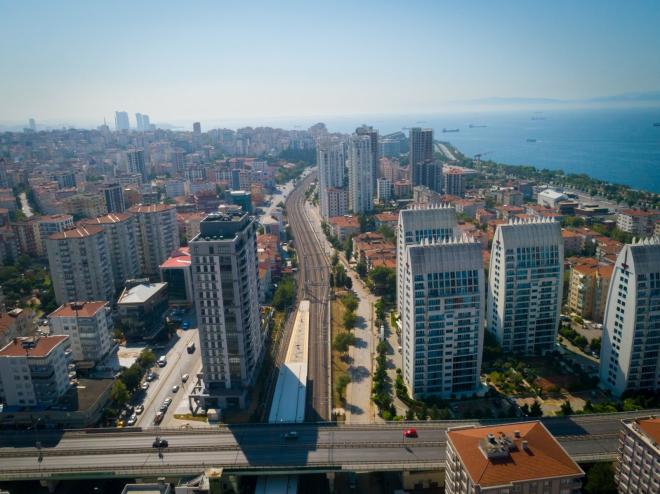 Квартира 3+1 с видом на море в Стамбуле