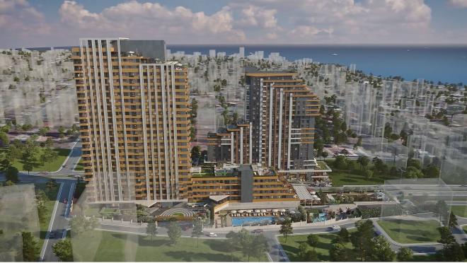 Квартира 3+1 с видом на море в Стамбуле