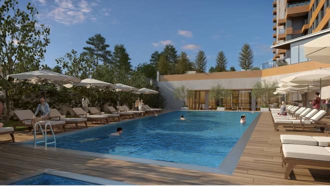 Квартира 3+1 с видом на море в Стамбуле