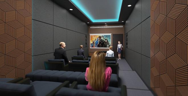 Квартира 1+1 с видом на море в Стамбуле