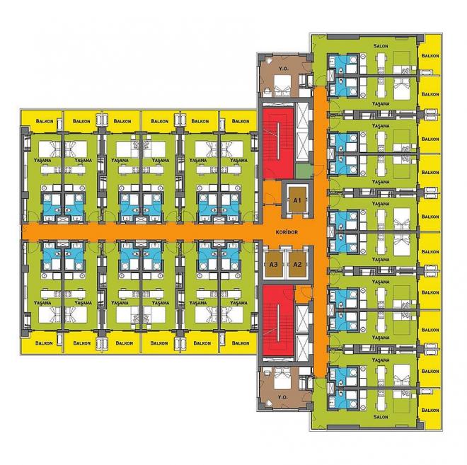 Квартира 1+1 с видом на море в Стамбуле