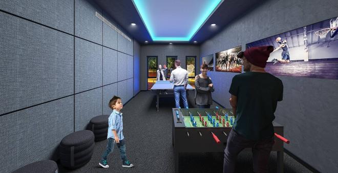 Квартира 1+1 с видом на море в Стамбуле