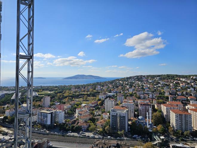 Квартира 2+1 с видом на море в Стамбуле