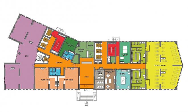 Квартира 2+1 с видом на море в Стамбуле