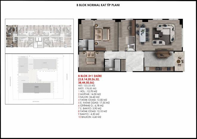 Квартира 2+1 в Стамбуле