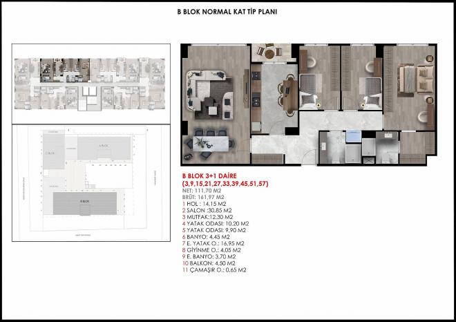 Квартира 2+1 в Стамбуле