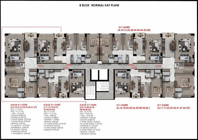 Квартира 3+1 в Стамбуле