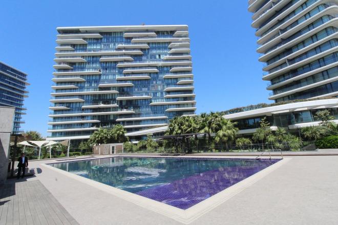 Квартира 2+1 с видом на море в Стамбуле