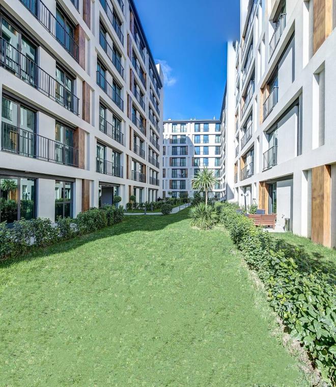 Квартира 2+1 с видом на море в Стамбуле