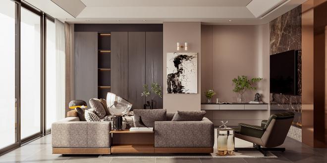 Квартира 4+1 с видом на море в Стамбуле