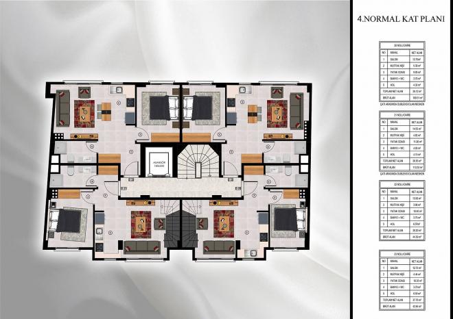Квартира 1+1 с видом на море в Стамбуле