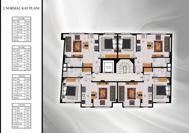 Дюплекс 4+1 с видом на море в Стамбуле